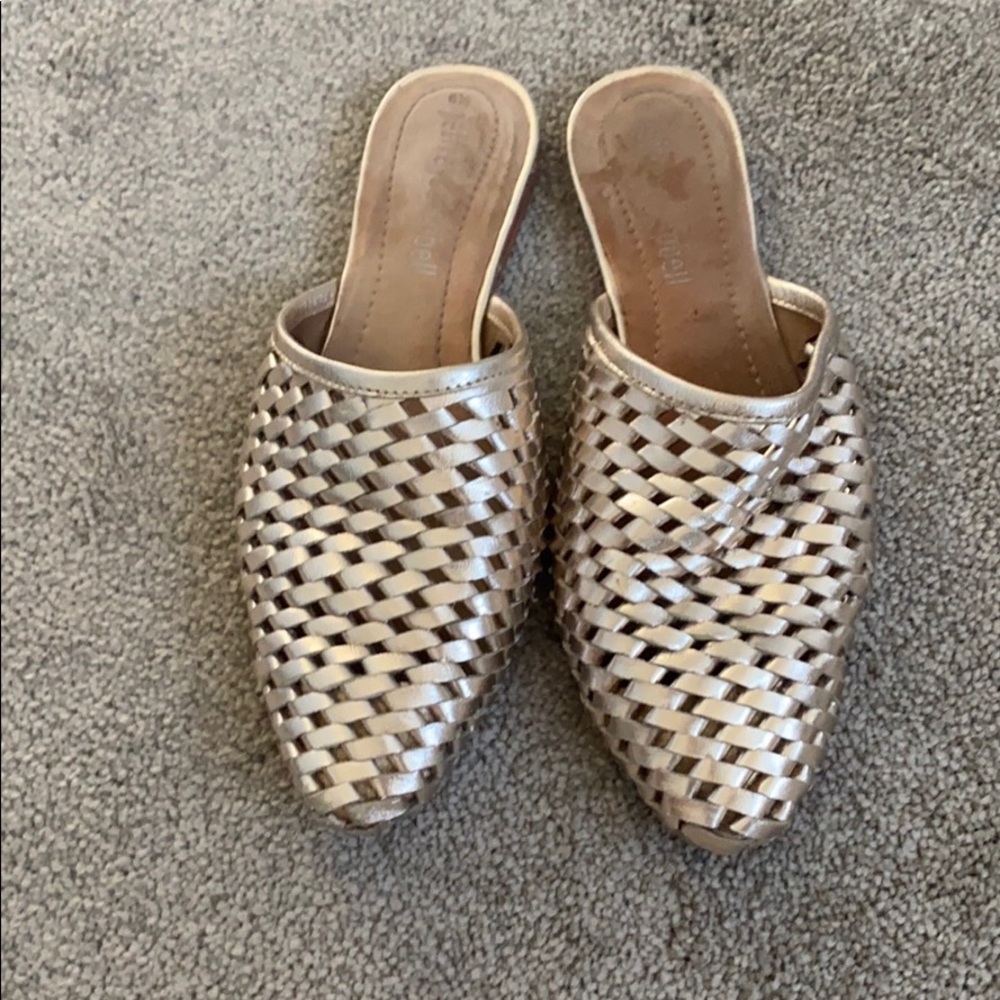 Jeffrey Campbell woven mules